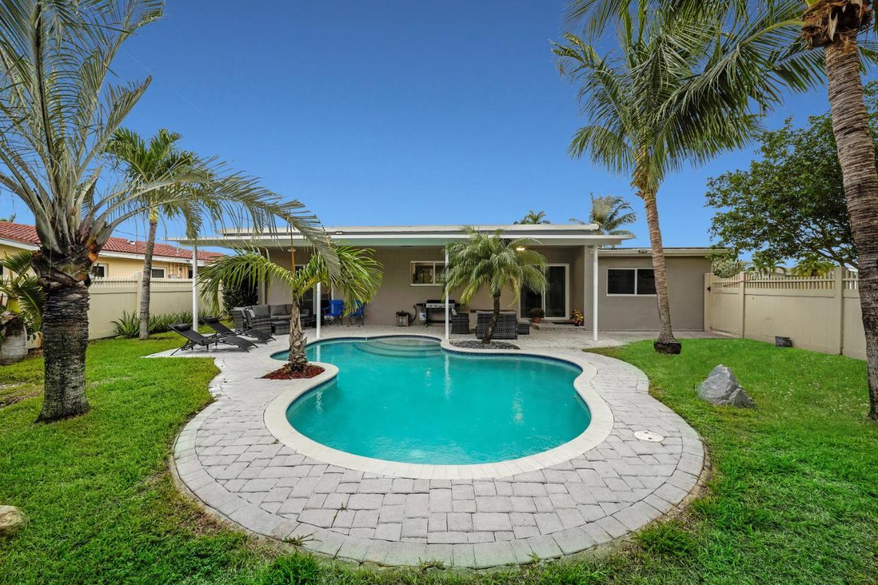 Comfortable 4 Bedroom House With Pool By Pmi Fort Lauderdale Luaran gambar