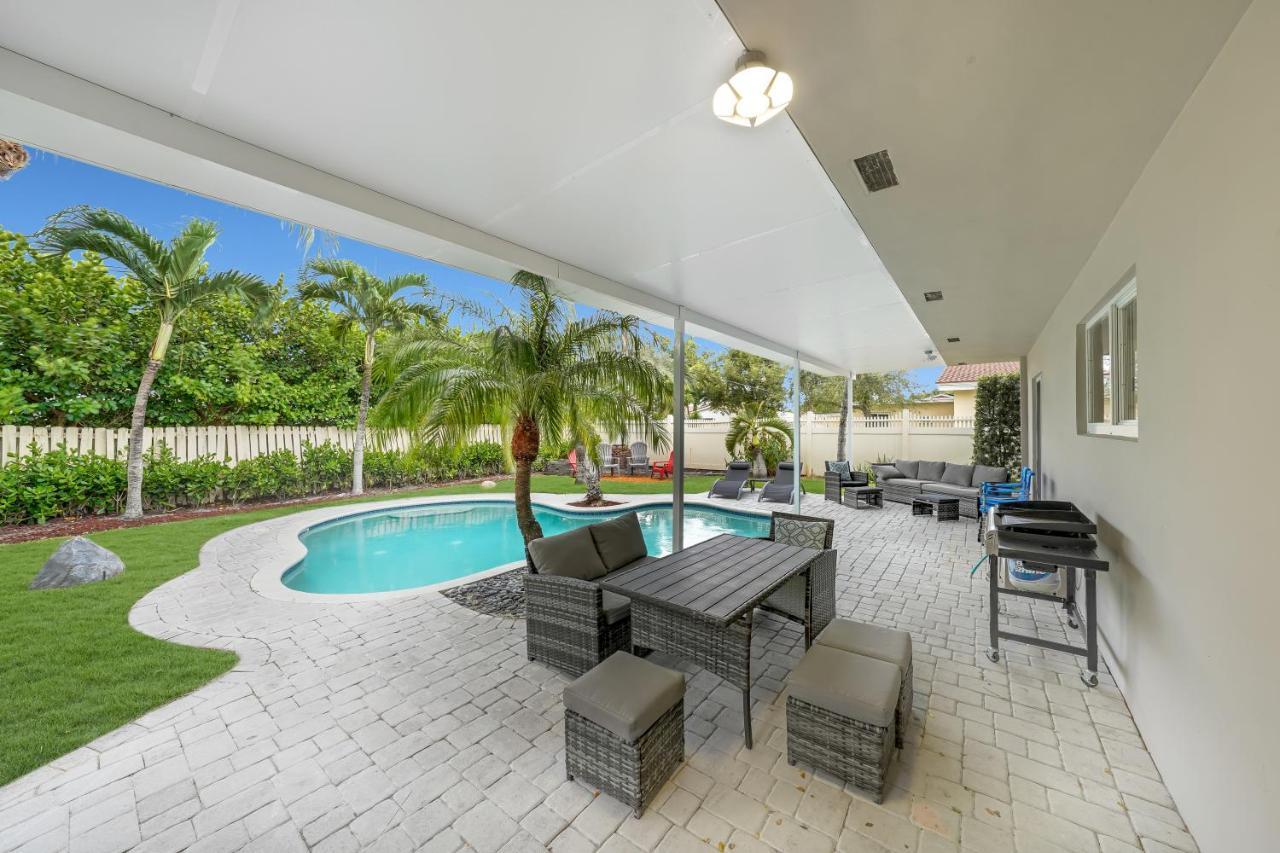 Comfortable 4 Bedroom House With Pool By Pmi Fort Lauderdale Luaran gambar