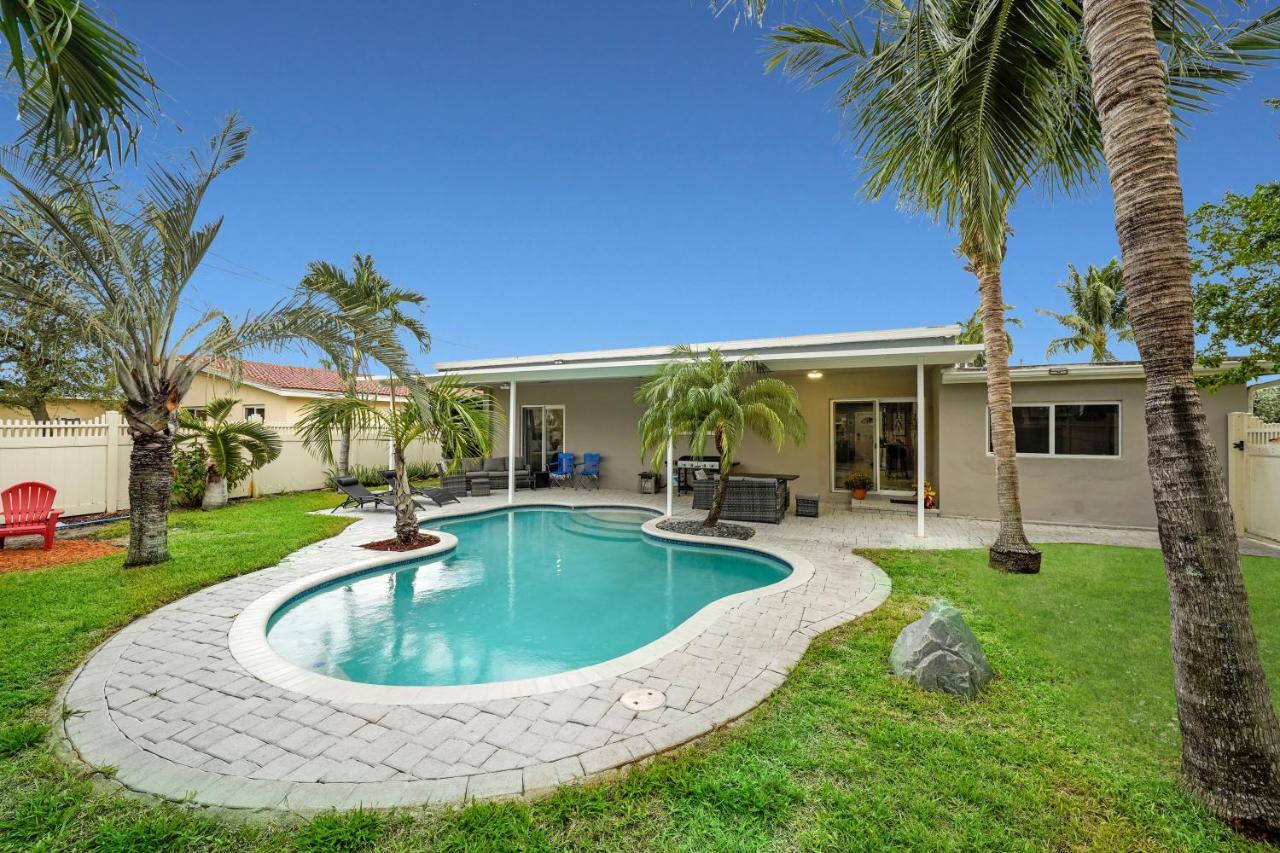 Comfortable 4 Bedroom House With Pool By Pmi Fort Lauderdale Luaran gambar