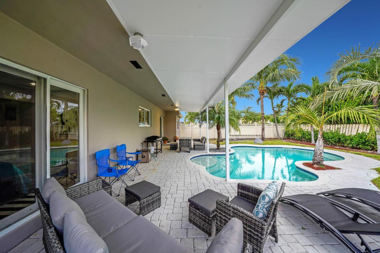 Comfortable 4 Bedroom House With Pool By Pmi Fort Lauderdale Luaran gambar