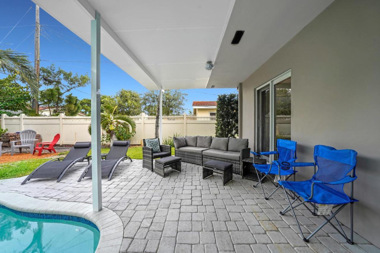 Comfortable 4 Bedroom House With Pool By Pmi Fort Lauderdale Luaran gambar