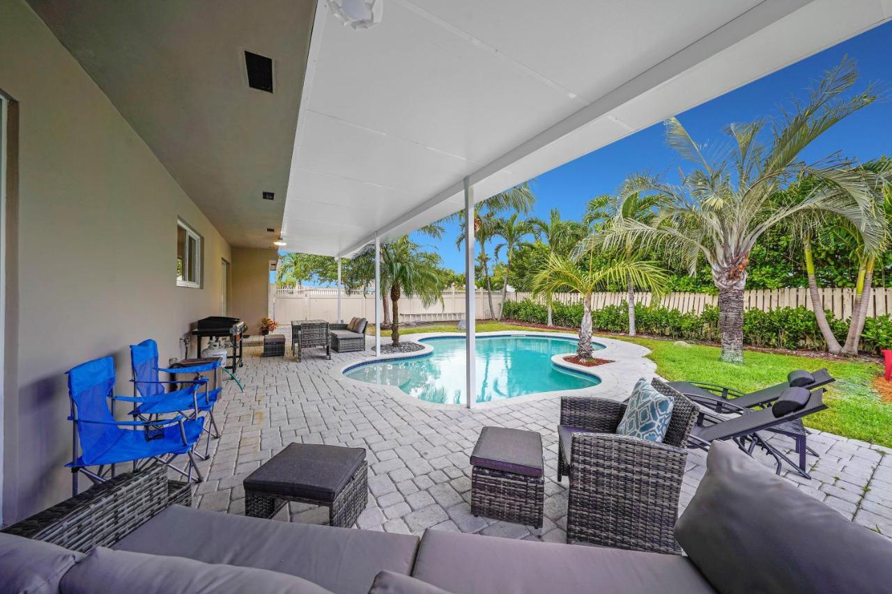 Comfortable 4 Bedroom House With Pool By Pmi Fort Lauderdale Luaran gambar